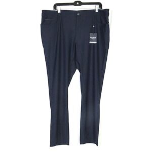 Jos. A. Bank Traveler Active 5 Pocket SLIM FIT 40x30 Navy 100% polyester pants
